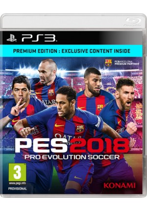 PES 2018 Pro Evolution Soccer PS3